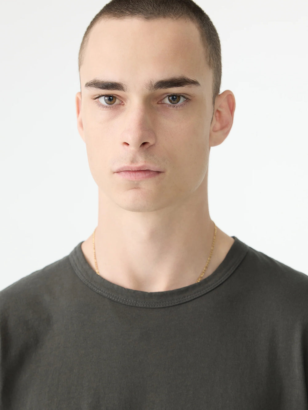 Slim Fit T Shirt Slate Grey