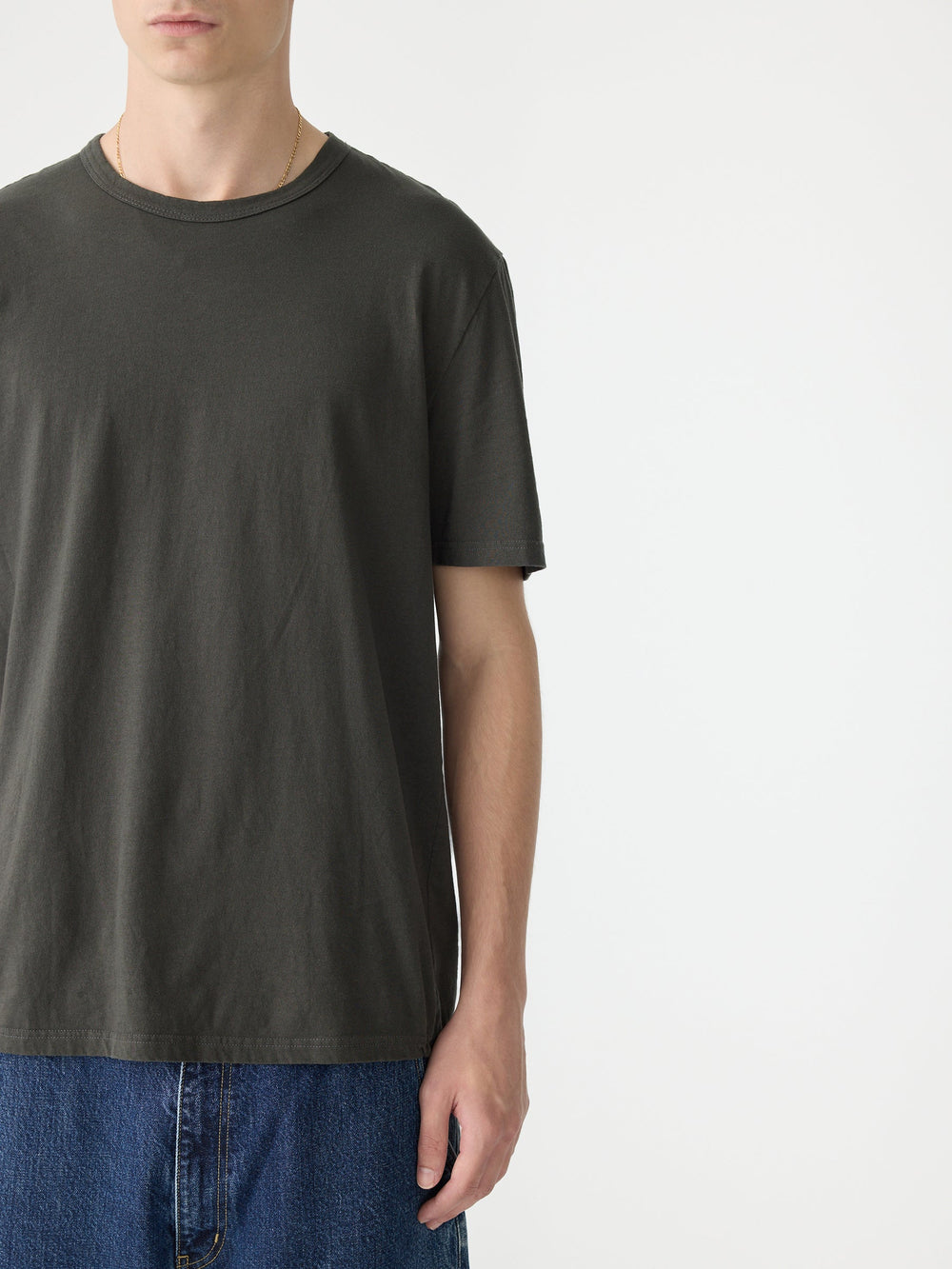 Slim Fit T Shirt Slate Grey