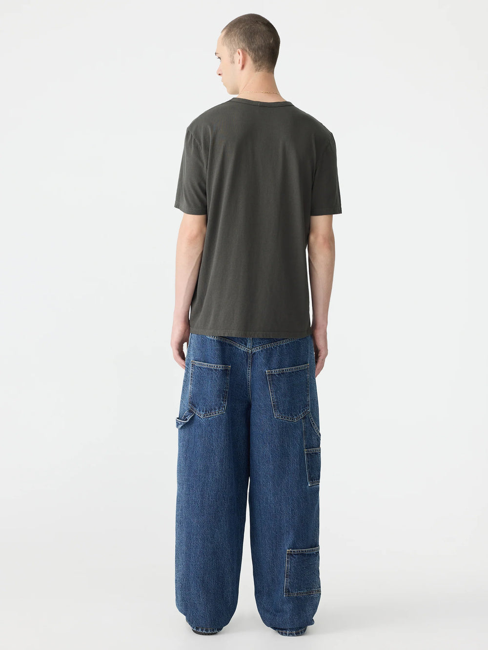 Slim Fit T Shirt Slate Grey