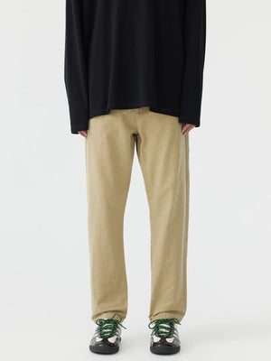 Stonewashed Five Pocket Pant Tan