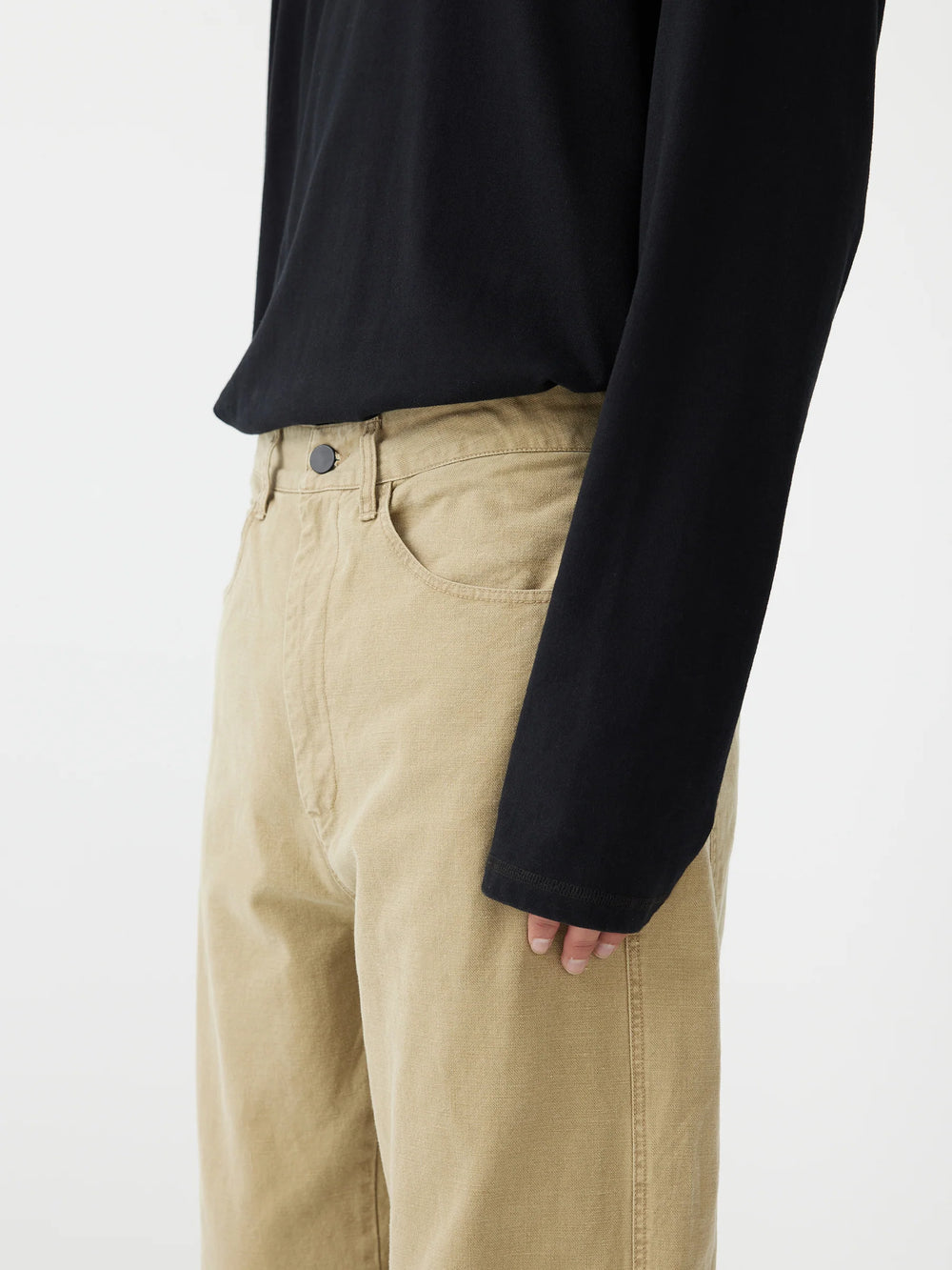 Stonewashed Five Pocket Pant Tan