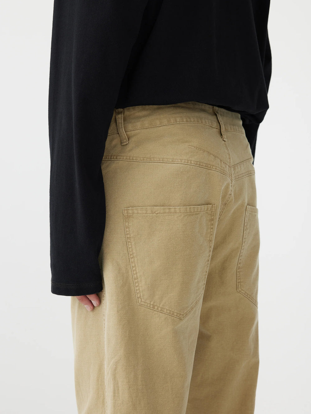 Stonewashed Five Pocket Pant Tan
