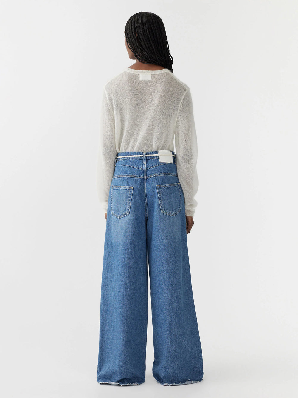 High Rise Super Wide Jean