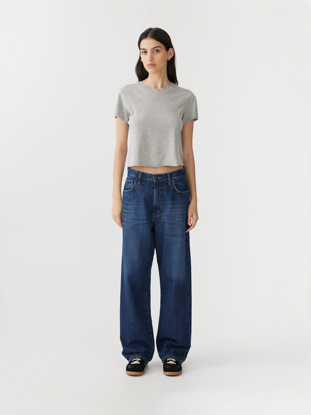 Slouch Straight Jean Worn Indigo