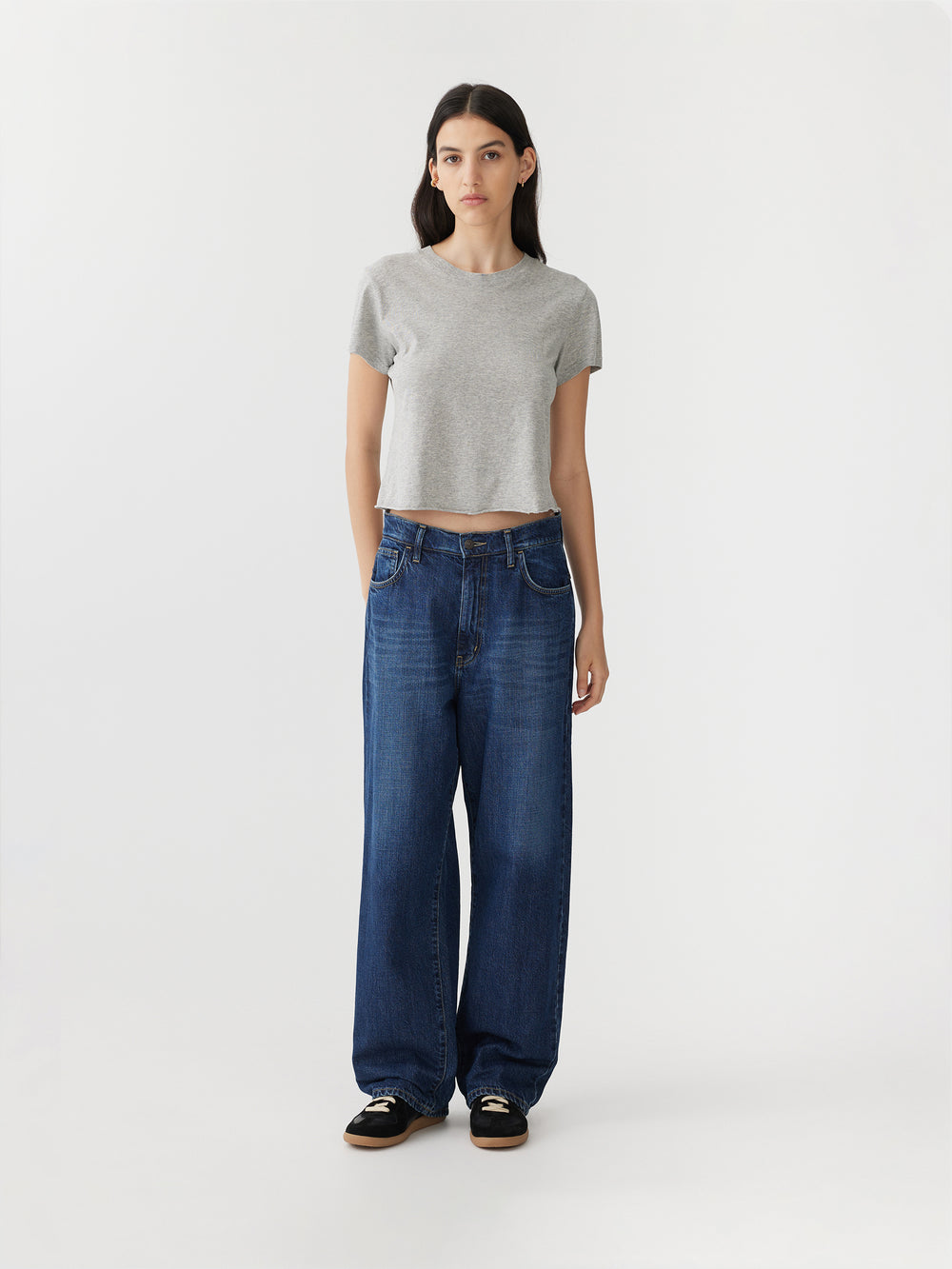 Slouch Straight Jean Worn Indigo