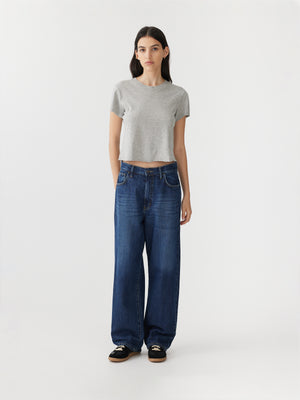 Slouch Straight Jean Worn Indigo