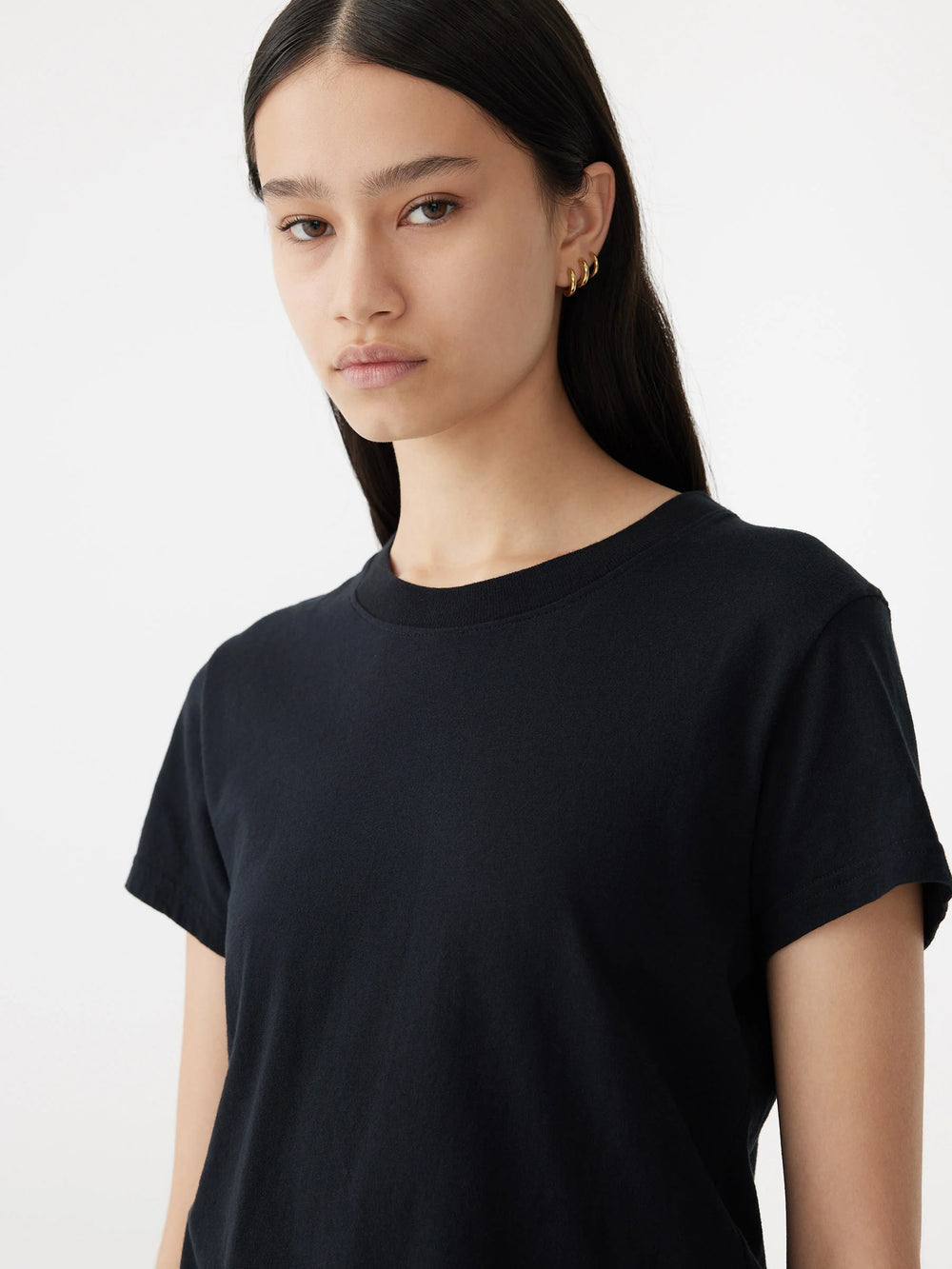Raw Edge Baby T-Shirt Black
