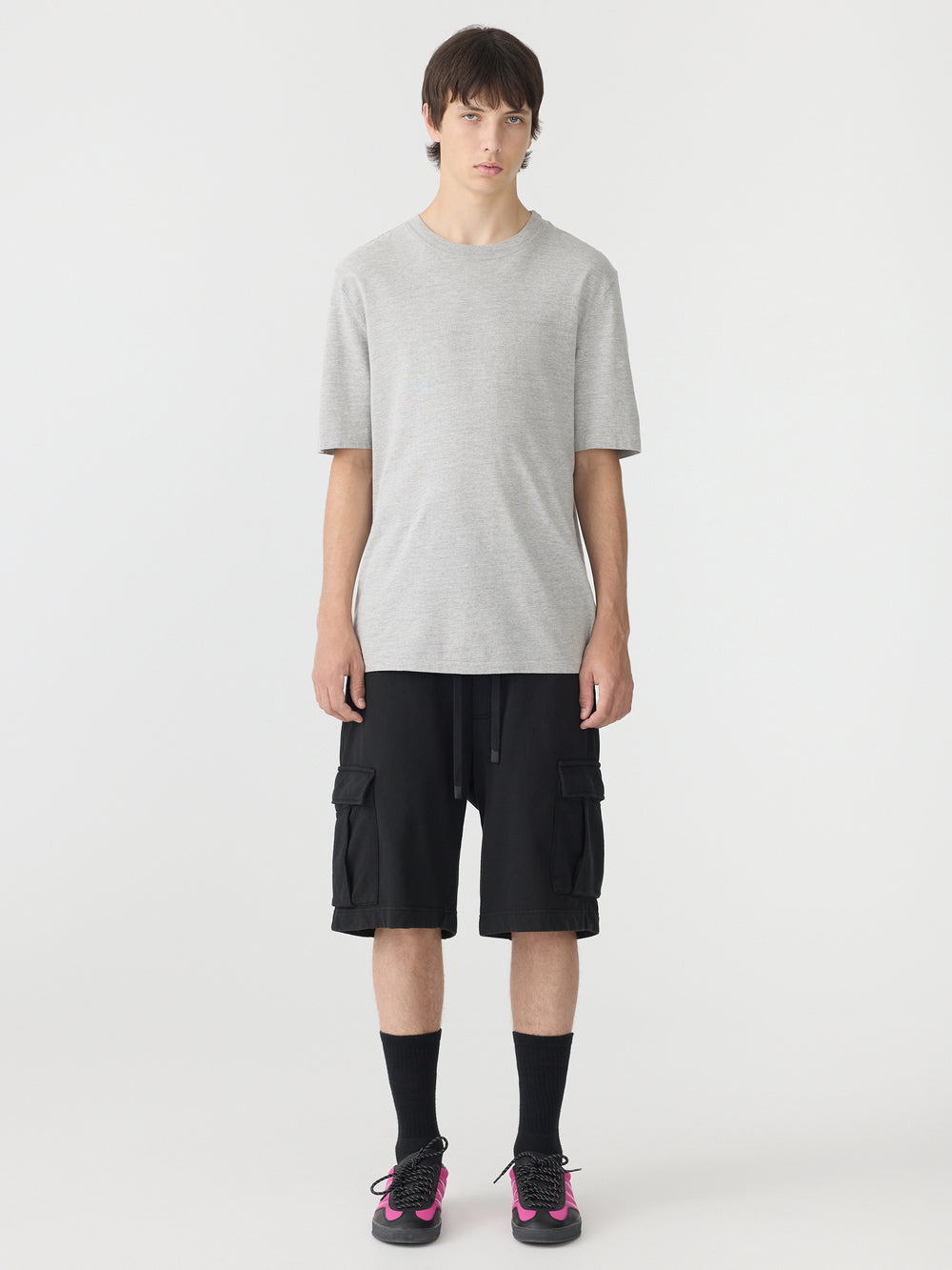 Fleece Cargo Short Black