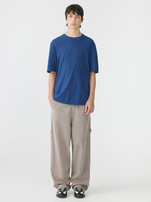 Organic Denim Carpenter Jean Worn Charcoal