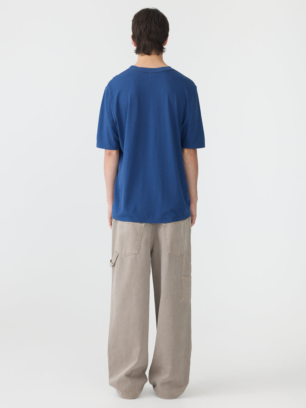 Organic Denim Carpenter Jean Worn Charcoal