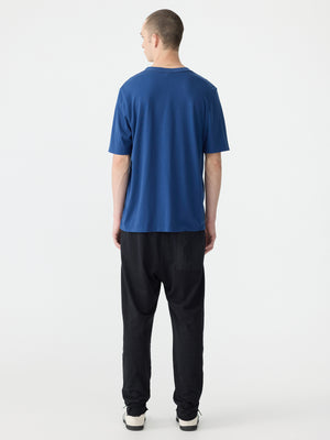 Raw Hem Utility Pant Black