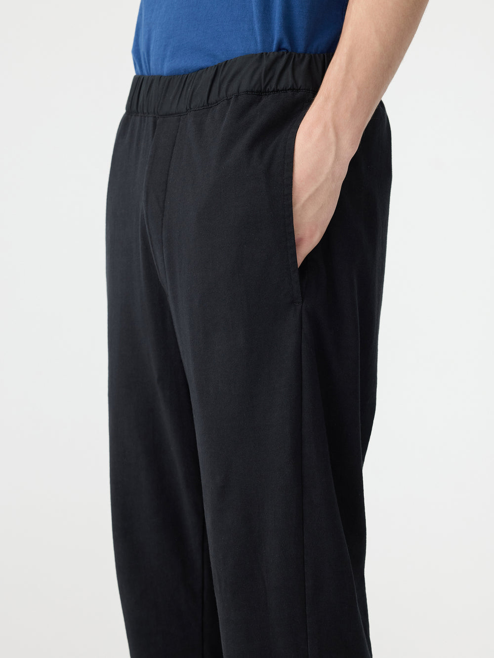Raw Hem Utility Pant Black