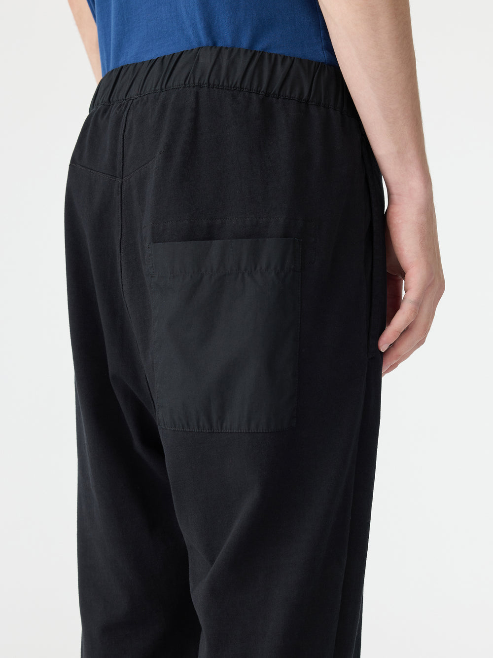 Raw Hem Utility Pant Black