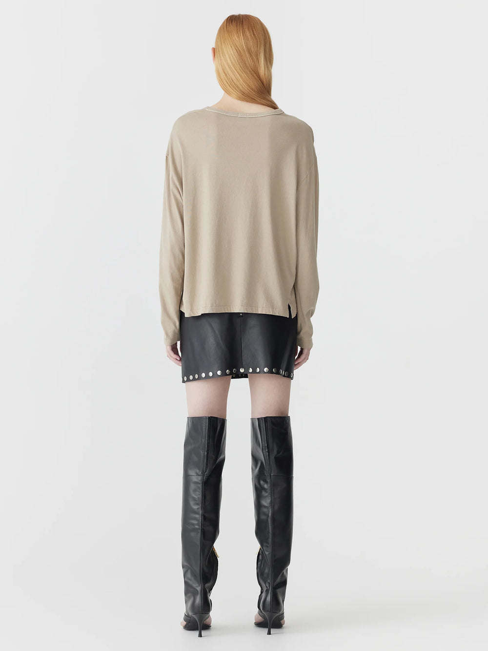 Boyfriend HTG LS T Shirt Birch