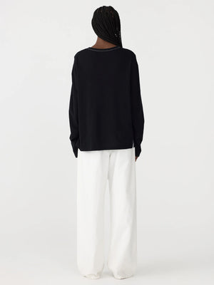 Boyfriend HTG LS T Shirt Black