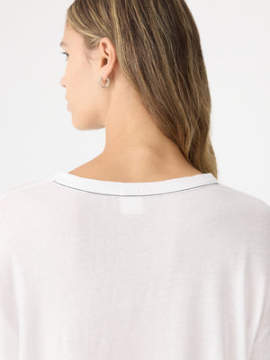 Slouch Superfine LS T Shirt White