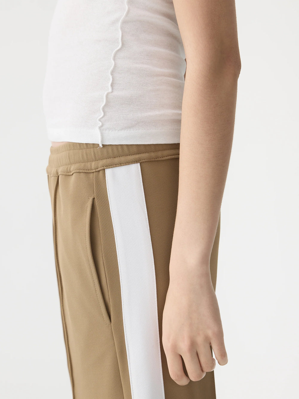 Seam Detail Tank White