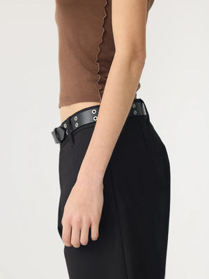 Seam Detail Tank Chocolate Brown