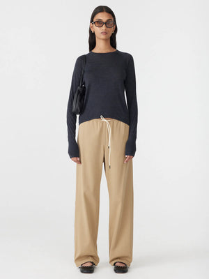 Pull On Drawstring PantTan