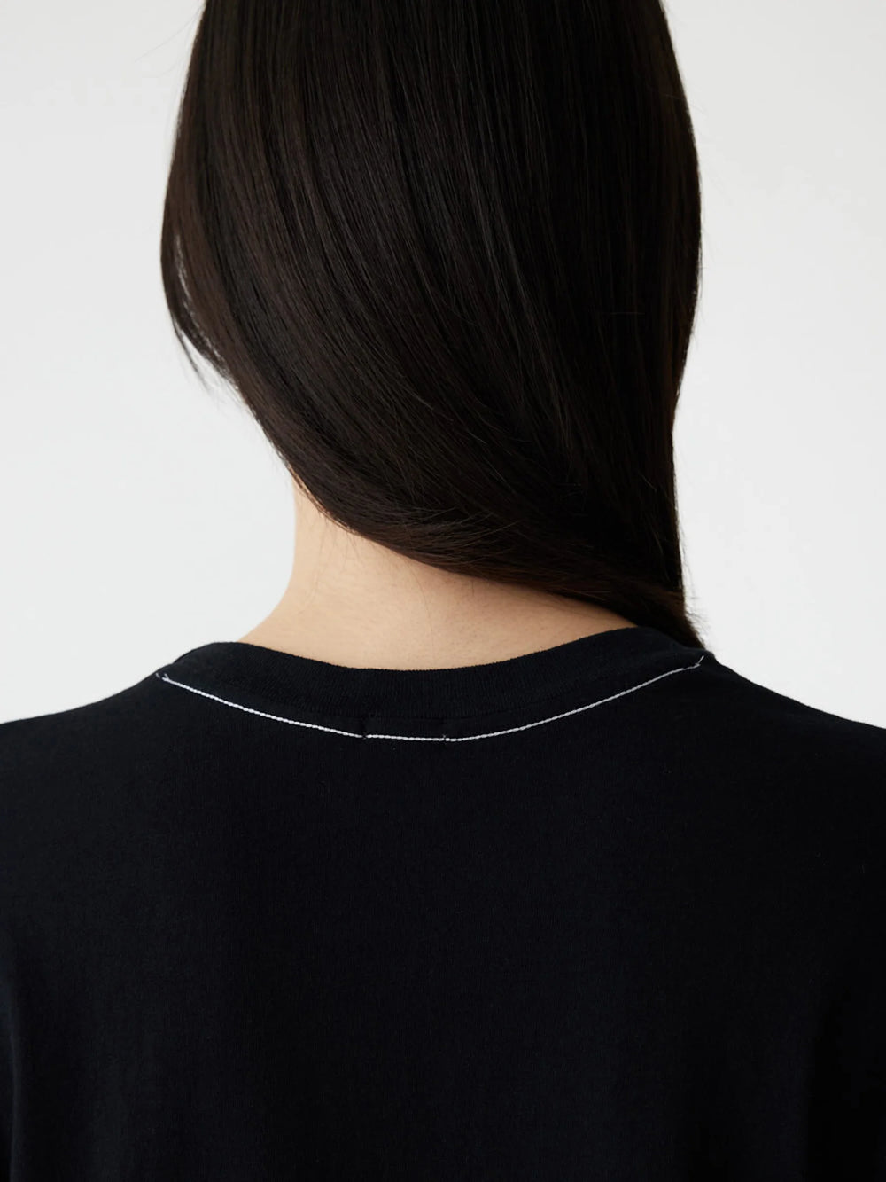 Boxy 3/4 Slv T Shirt Black