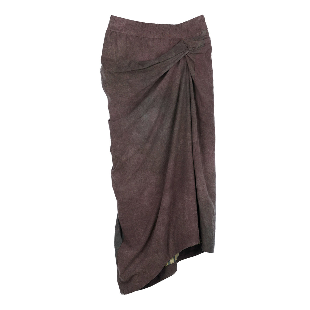 Asymmetric Wrap Skirt