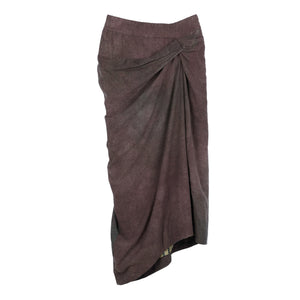 Asymmetric Wrap Skirt