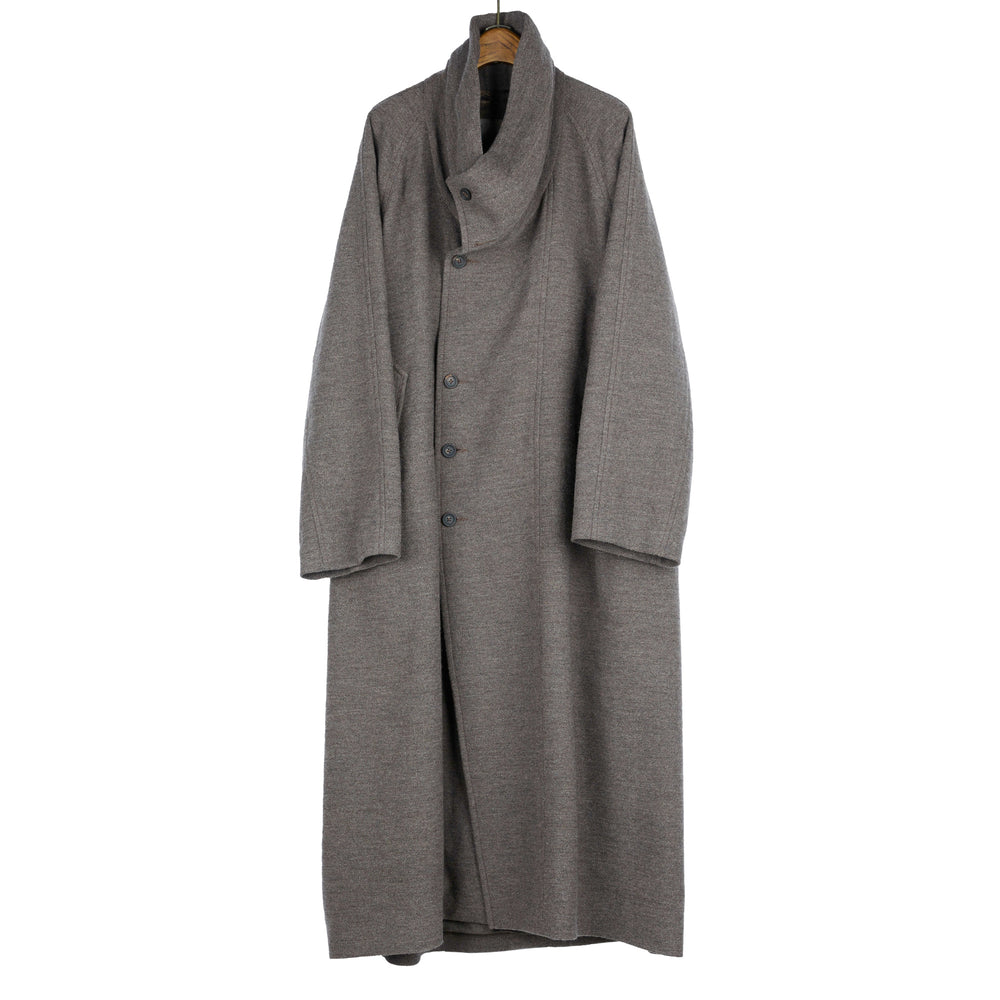 Stand Collar Cashmere Blend Coat