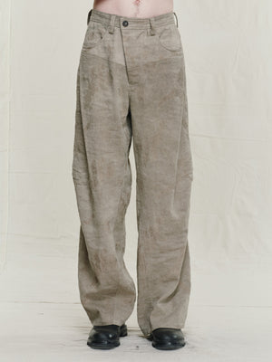 Double Dyed Jacquard Worker Pants