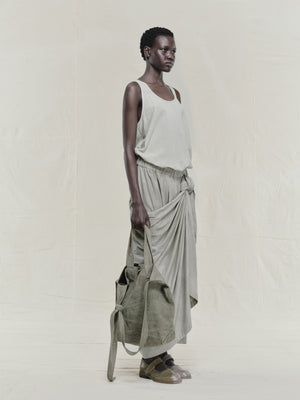 Double Dyed Cotton Linen Jacquard Two Way Unisex Tote