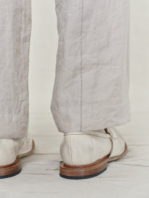 Pleated Twill Trousers