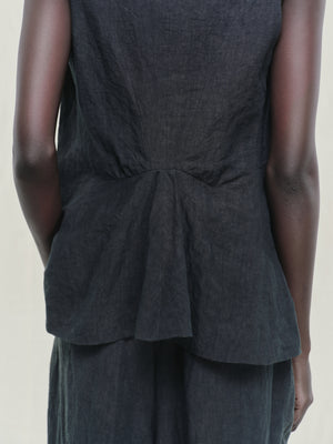 Hand-dyed Classic Linen Canvas Gilet