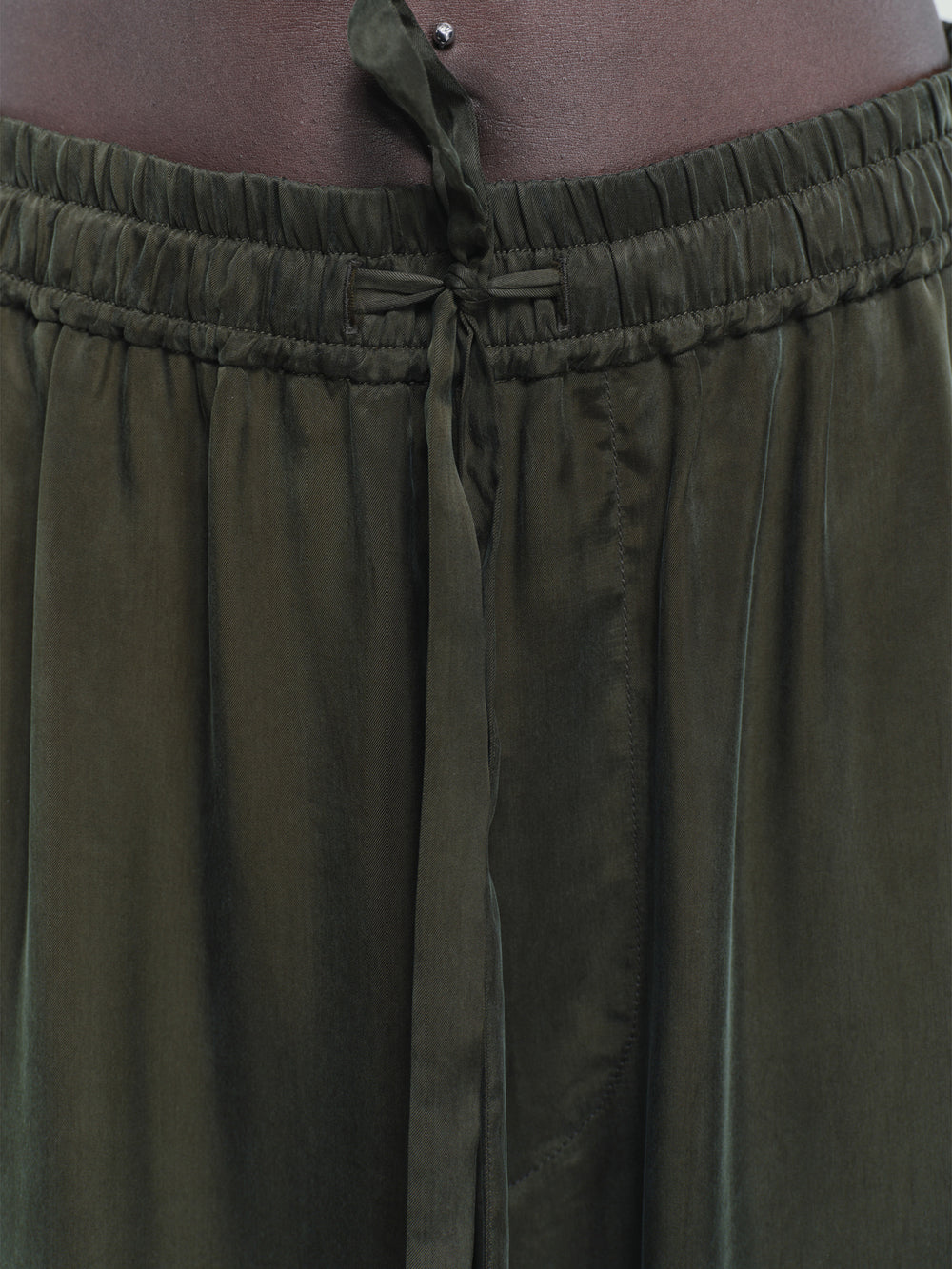Sand Washed Drawstring Trousers