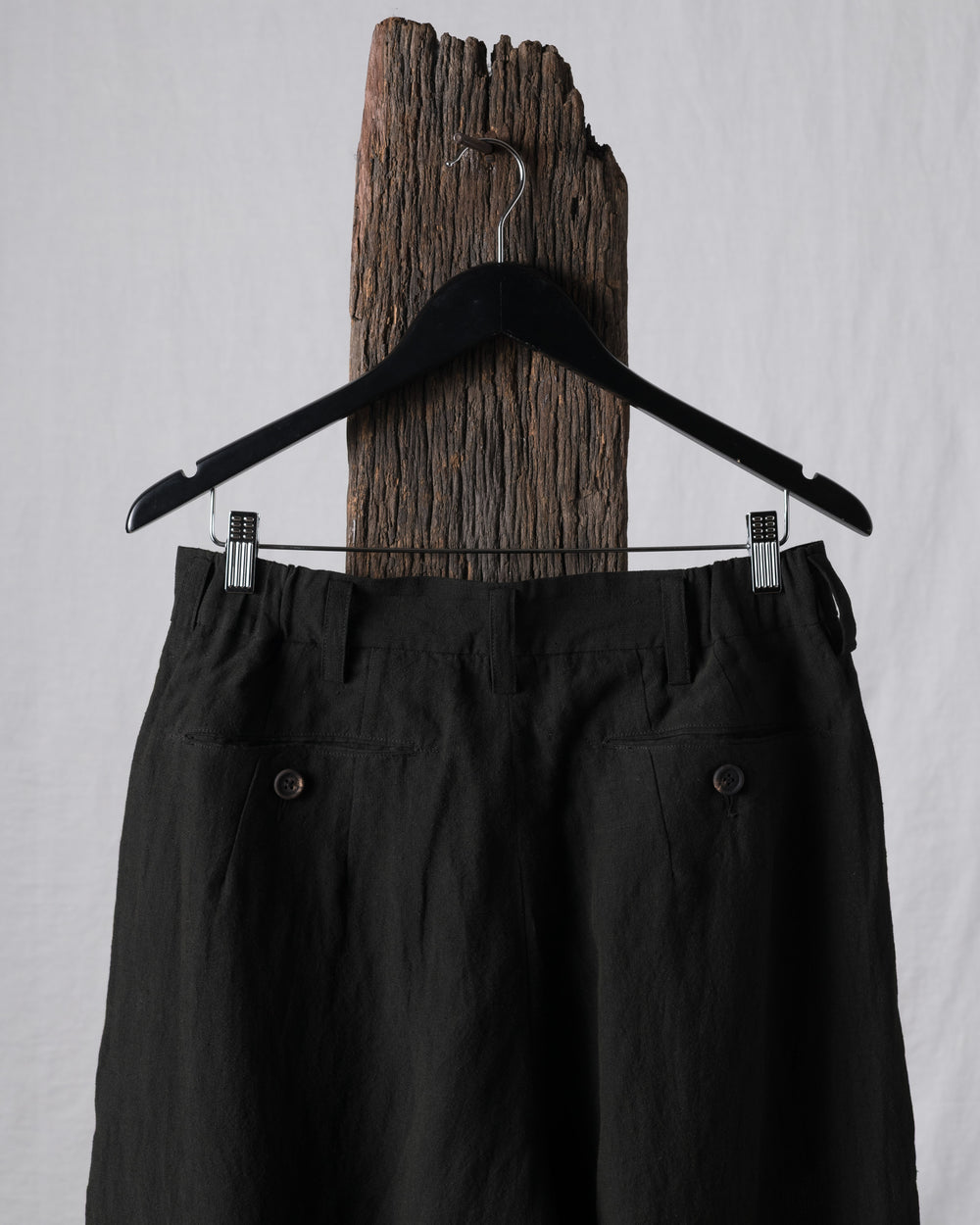 Pleated Puppytooth Tapered Trousers