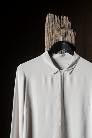 Collar LS Silk Shirt Sable