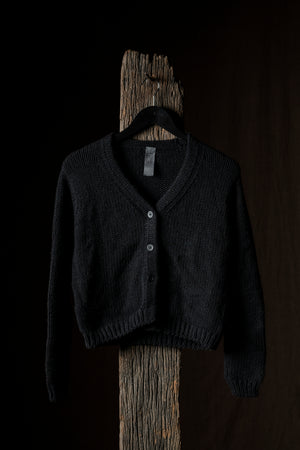 Knit Cardigan Cashmere Black