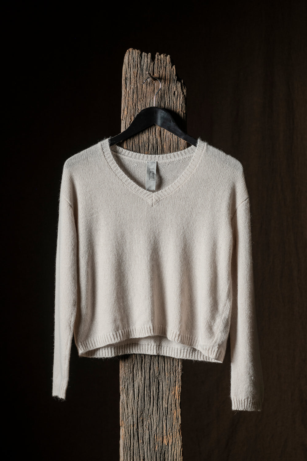 V-Neck Sweater Cashmere Sable