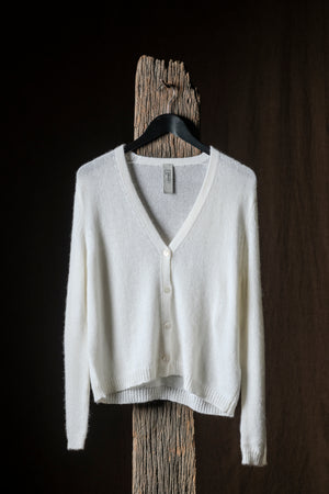 Cardigan Cashmere White