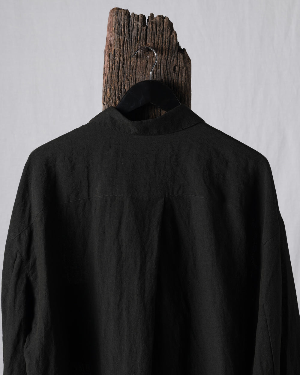 Puppytooth Linen Cocoon Shirt
