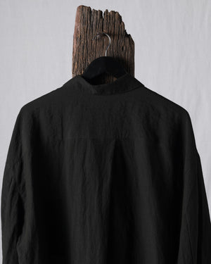Puppytooth Linen Cocoon Shirt