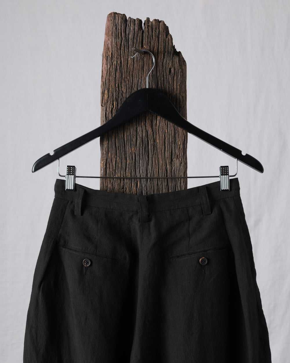 Puppytooth Narrow Fit Linen Trousers