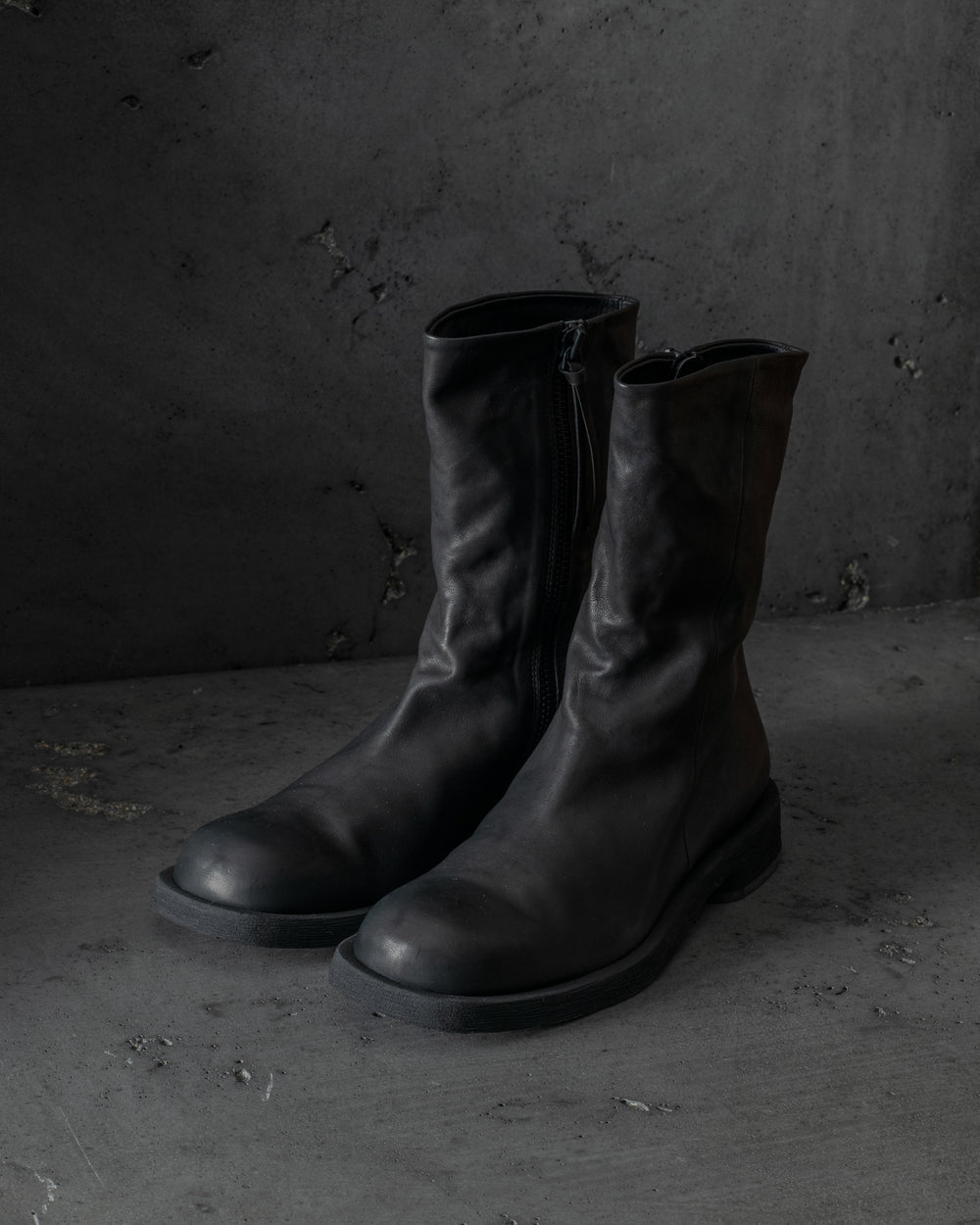 Mens Icon Boots Matte Black Soft Calf