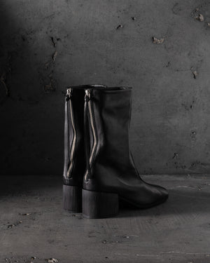 Womens No Drama Boots with Heels Calf Santiago Black