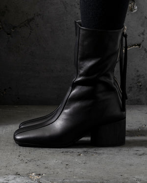 Womens No Drama Boots with Heels Calf Santiago Black