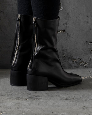 Womens No Drama Boots with Heels Calf Santiago Black