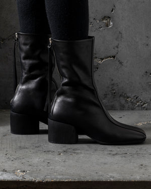 Womens No Drama Boots with Heels Calf Santiago Black