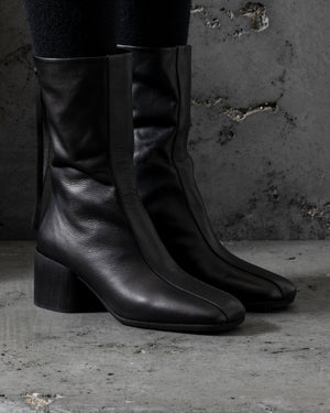 Womens No Drama Boots with Heels Calf Santiago Black