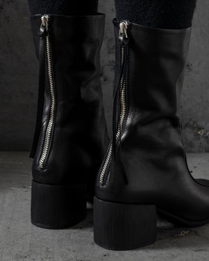 Womens No Drama Boots with Heels Calf Santiago Black