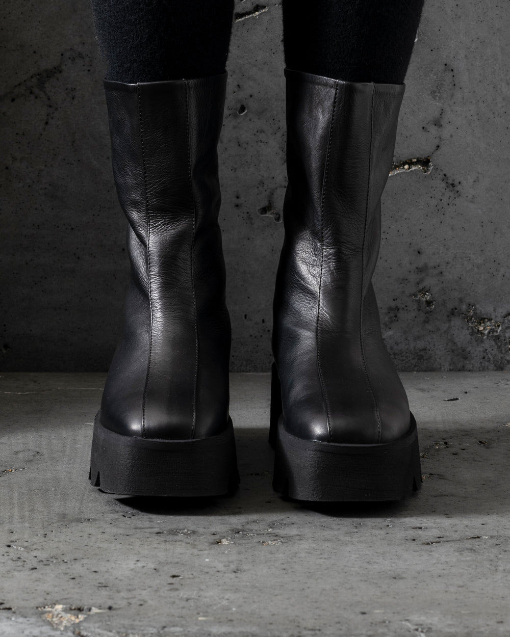 Womens No Fear Boots Calf Santiago Black