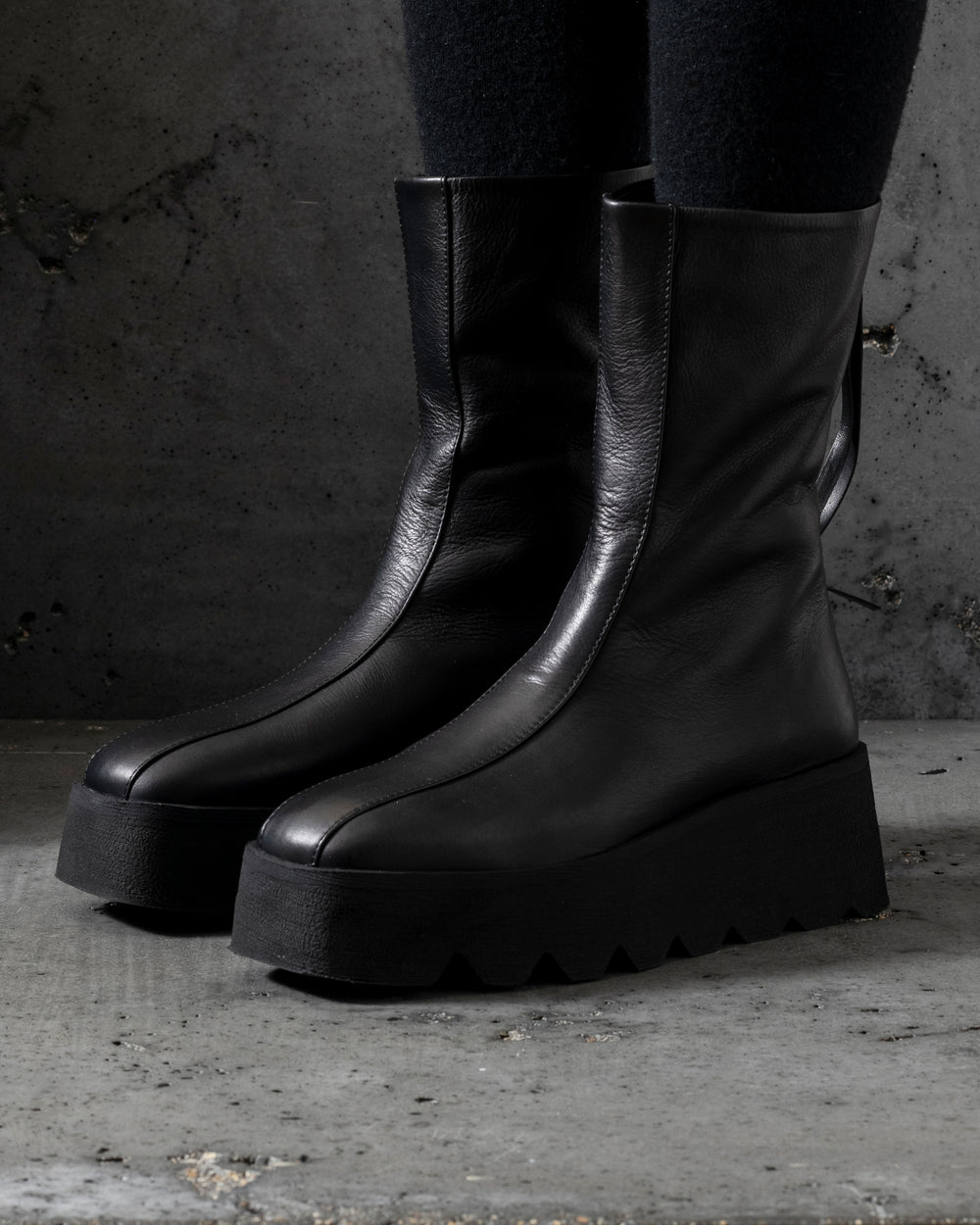 Womens No Fear Boots Calf Santiago Black