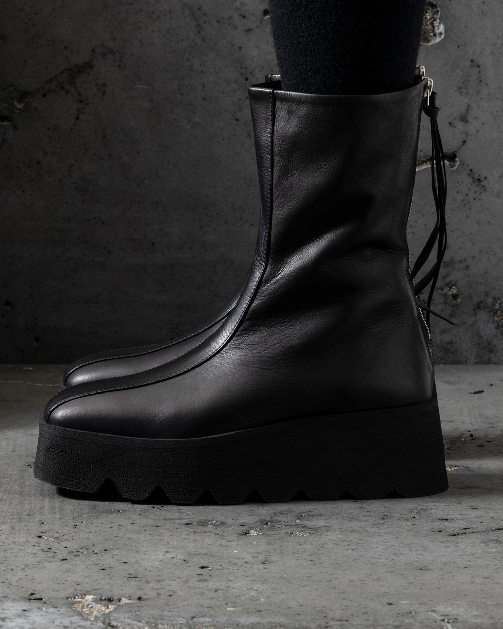 Womens No Fear Boots Calf Santiago Black